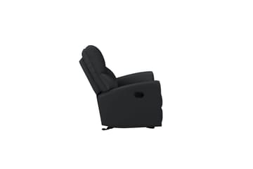 Recliner Chesley Svart, PU/metall/tre - Svart, PU/metall/tre - Møbler - Stoler & lenestoler - Lenestoler - Lenestol skinn