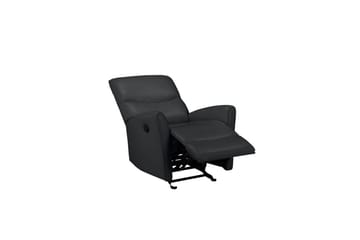 Recliner Chesley Svart, PU/metall/tre - Svart, PU/metall/tre - Møbler - Stoler & lenestoler - Lenestoler - Lenestol skinn