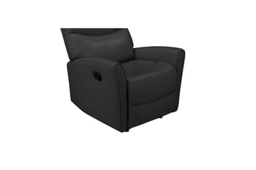 Recliner Chesley Svart, PU/metall/tre - Svart, PU/metall/tre - Møbler - Stoler & lenestoler - Lenestoler - Lenestol skinn
