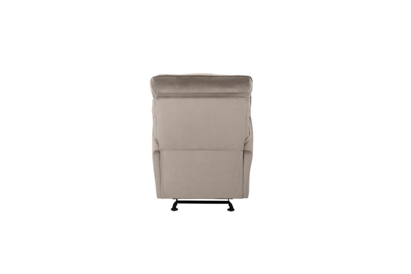Recliner Chesley Taupe, Fløyel/Metall/Tre - Taupe, Fløyel/Metall/Tre - Møbler - Stoler & lenestoler - Lenestoler - Liggestol