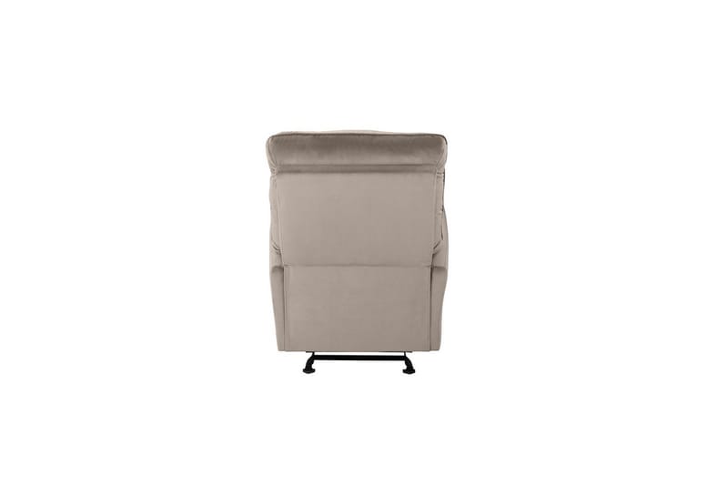 Recliner Chesley Taupe, Fløyel/Metall/Tre - Taupe, Fløyel/Metall/Tre - Møbler - Stoler & lenestoler - Lenestoler - Recliner & kinostol