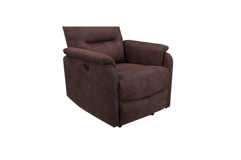 Recliner Coullon Mørk brun - Mørk brun - Møbler - Stoler & lenestoler - Lenestoler - Liggestol