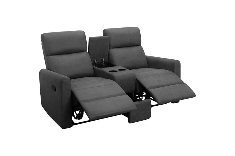 Recliner Dacoulas Antrasitt, Cowboy PU/tre - Antrasitt, Cowboy PU/tre - Møbler - Stoler & lenestoler - Lenestoler - Recliner & kinostol