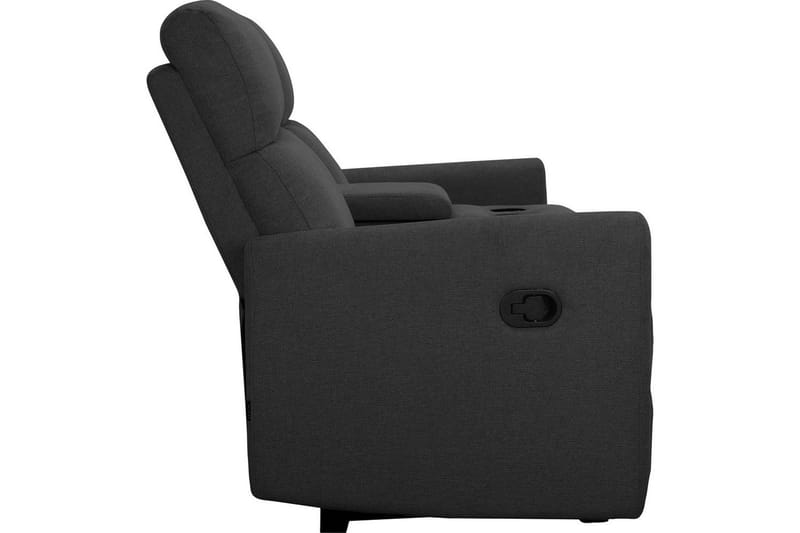 Recliner Dacoulas Antrasitt, Stoff/tre - Antrasitt, Stoff/tre - Møbler - Stoler & lenestoler - Lenestoler - Recliner & kinostol