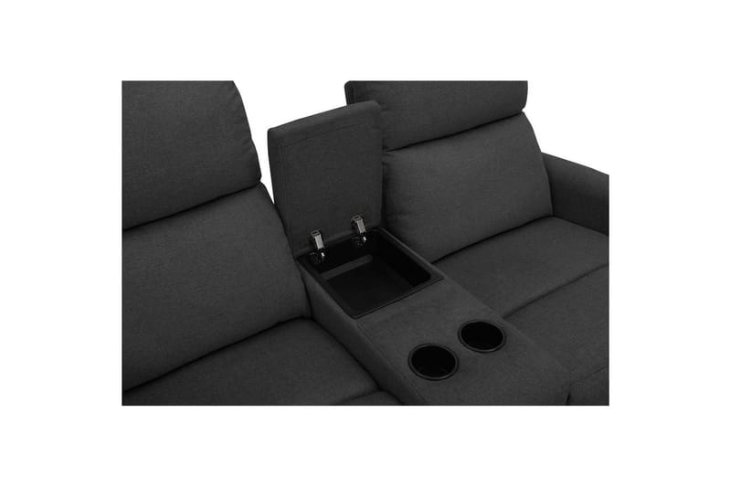 Recliner Dacoulas Antrasitt, Stoff/tre - Antrasitt, Stoff/tre - Møbler - Stoler & lenestoler - Lenestoler - Recliner & kinostol