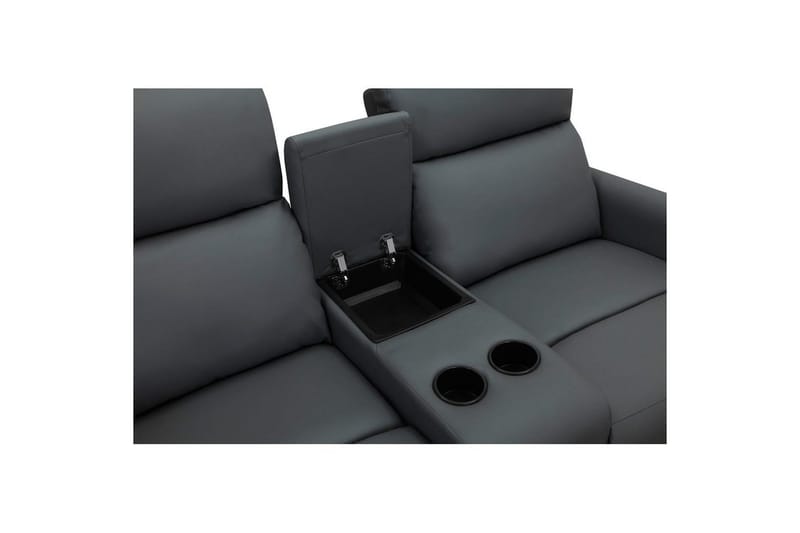 Recliner Dacoulas Antrasitt, PU/tre - Antrasitt, PU/tre - Møbler - Stoler & lenestoler - Lenestoler - Recliner & kinostol