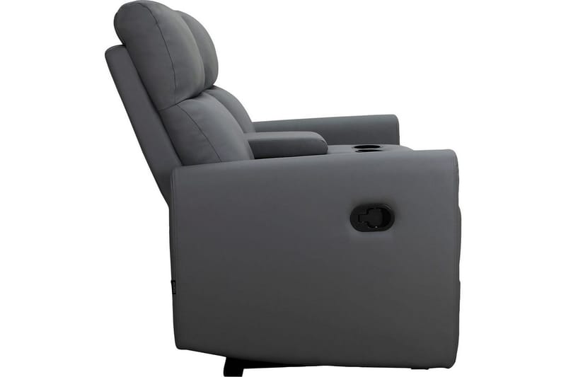 Recliner Dacoulas Antrasitt, PU/tre - Antrasitt, PU/tre - Møbler - Stoler & lenestoler - Lenestoler - Recliner & kinostol