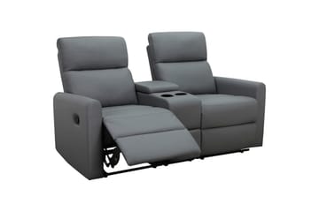 Recliner Dacoulas Antrasitt, PU/tre - Antrasitt, PU/tre - Møbler - Stoler & lenestoler - Lenestoler - Lenestol skinn