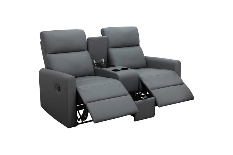 Recliner Dacoulas Antrasitt, PU/tre - Antrasitt, PU/tre - Møbler - Stoler & lenestoler - Lenestoler - Recliner & kinostol