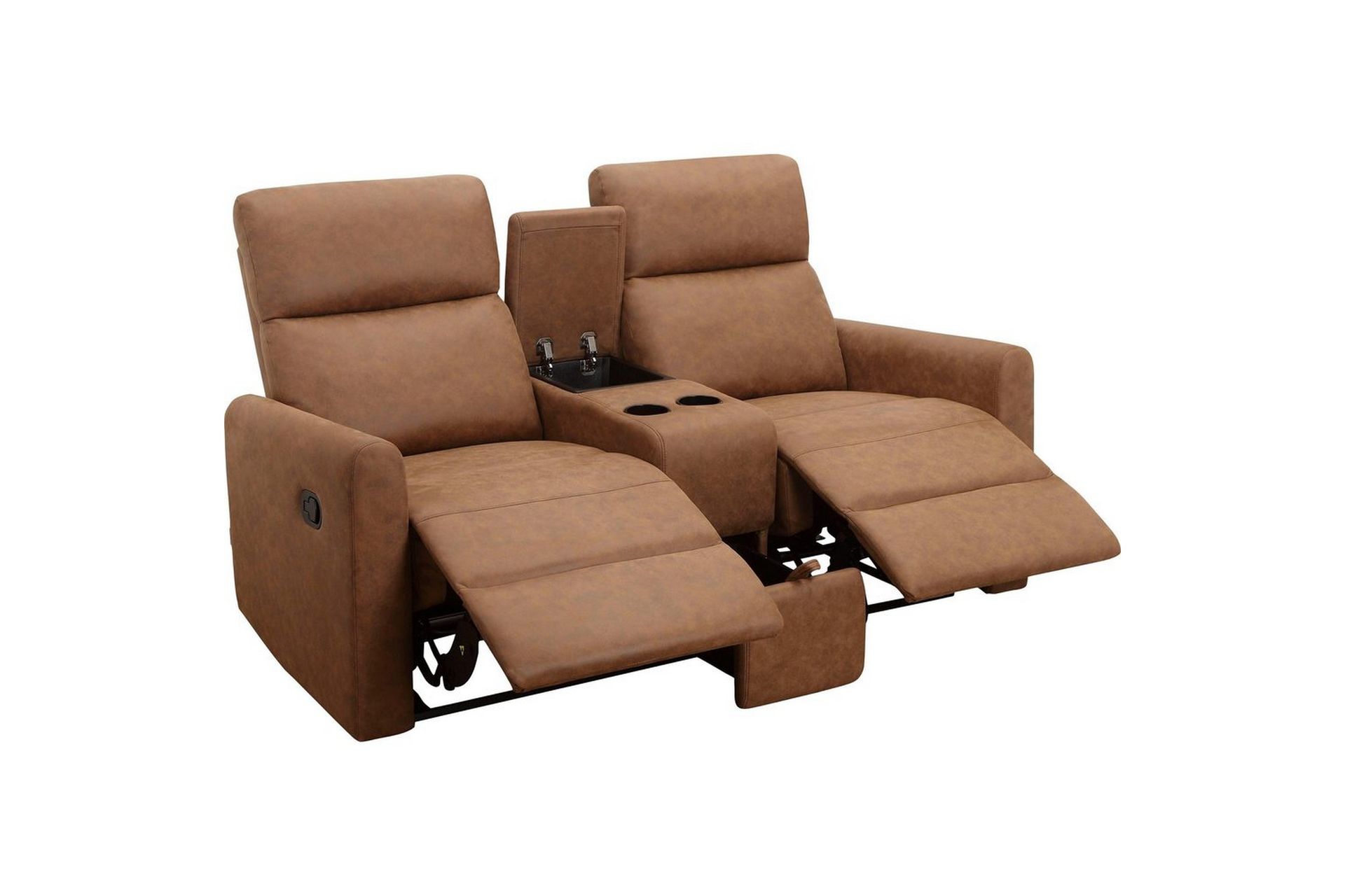 Recliner Dacoulas Kognac, Cowboy PU/tre - Kognac, Cowboy PU/tre - Møbler - Stoler & lenestoler - Lenestoler - Recliner & kinostol