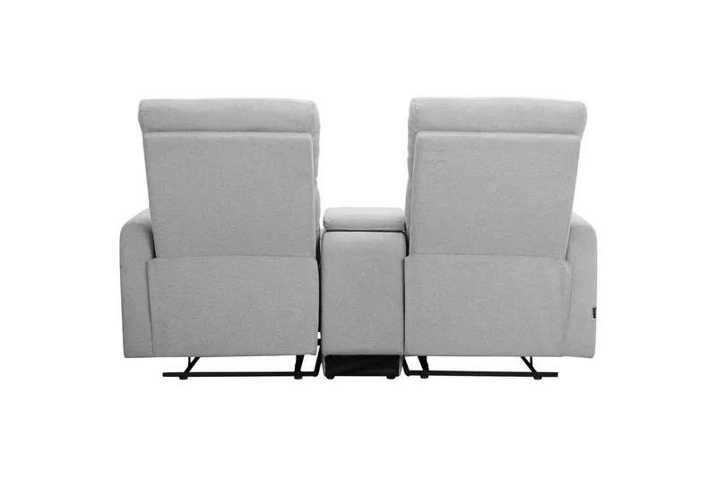 Recliner Dacoulas Lys grå, Stoff/tre - Lys grå, Stoff/tre - Møbler - Stoler & lenestoler - Lenestoler - Recliner & kinostol