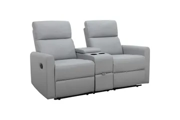 Recliner Dacoulas Lys grå, PU/tre