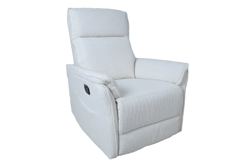 Gerry Reclinerlenestol Hvit - Møbler - Stoler & lenestoler - Lenestoler - Recliner & kinostol