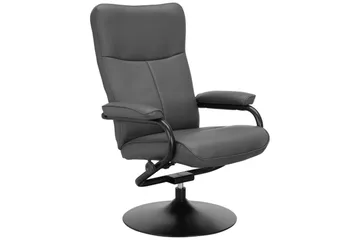 Recliner Istad Grå - Grå - Møbler - Stoler & lenestoler - Lenestoler - Lenestol skinn