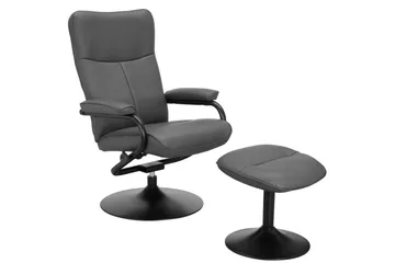 Recliner Istad Grå - Grå - Møbler - Stoler & lenestoler - Lenestoler - Lenestol skinn