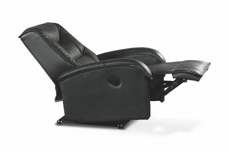 Jeff Reclinerlenestol Kunstlær - Svart - Møbler - Stoler & lenestoler - Lenestoler - Recliner & kinostol
