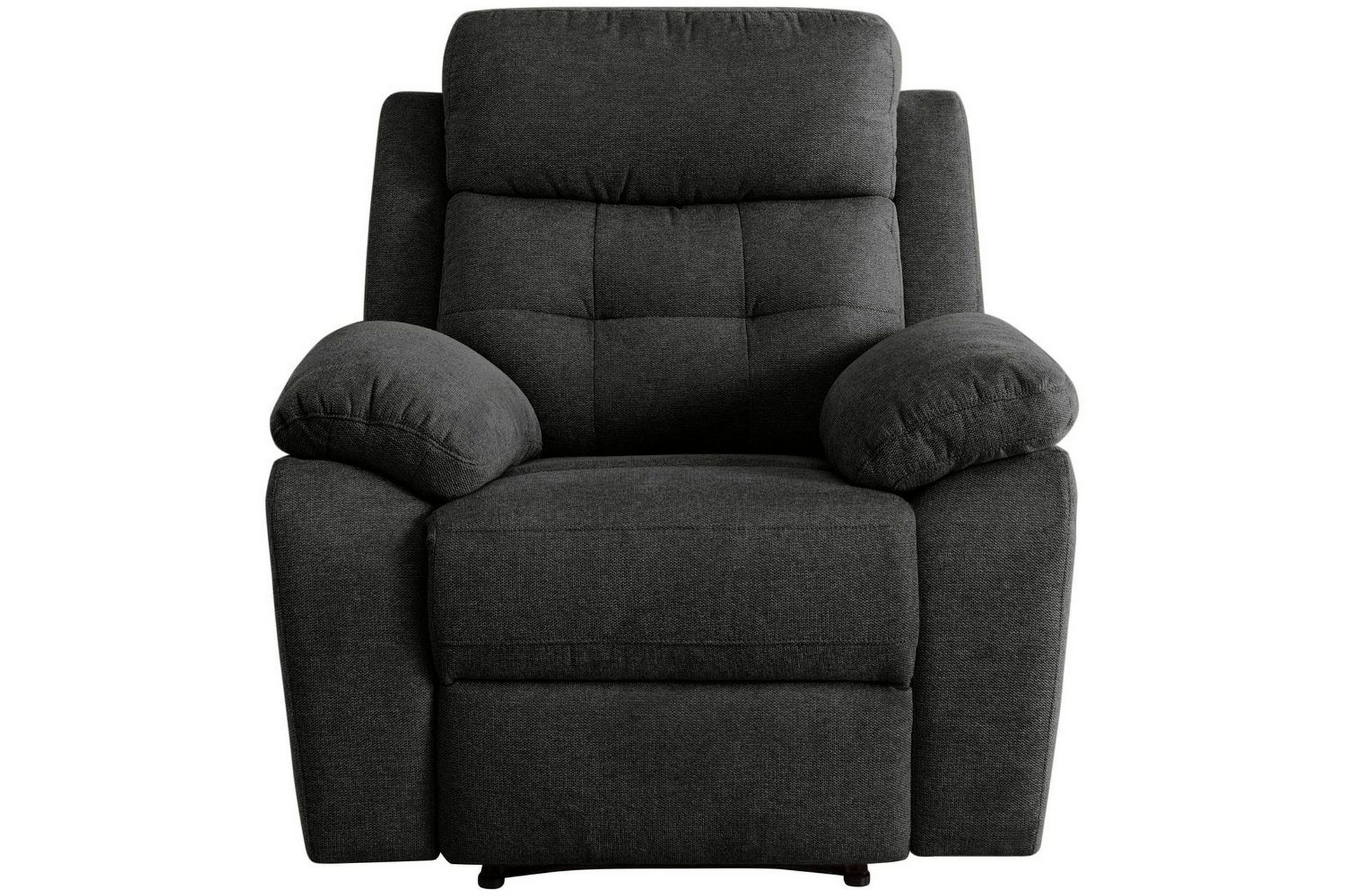 Recliner Lannilis Antrasitt, Stoff/tre/metall, Elektrisk recliner - Antrasitt, Stoff/tre/metall, Elektrisk recliner