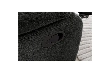 Recliner Lannilis Antrasitt, Stoff/tre/metall, Manuell hvilestol - Antrasitt, Stoff/tre/metall, Manuell hvilestol - Møbler - Stoler & lenestoler - Lenestoler - Recliner & kinostol