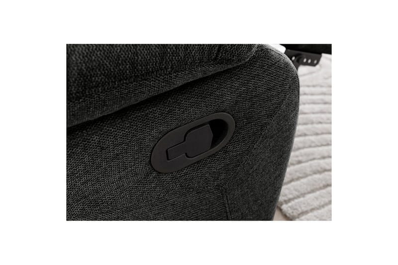 Recliner Lannilis Antrasitt, Stoff/tre/metall, Manuell hvilestol - Antrasitt, Stoff/tre/metall, Manuell hvilestol - Møbler - Stoler & lenestoler - Lenestoler - Recliner & kinostol