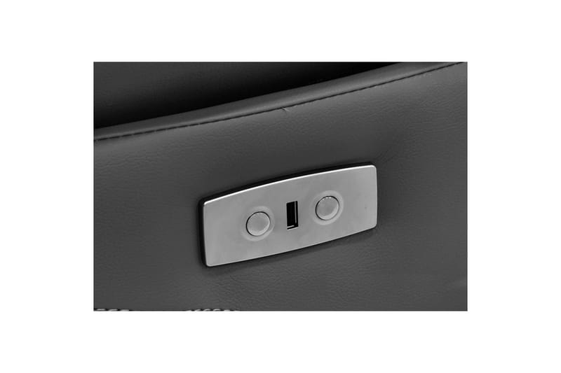 Recliner Lannilis Grå, PU/tre/metall, Elektrisk recliner - Grå, PU/tre/metall, Elektrisk recliner - Møbler - Stoler & lenestoler - Lenestoler - Recliner & kinostol