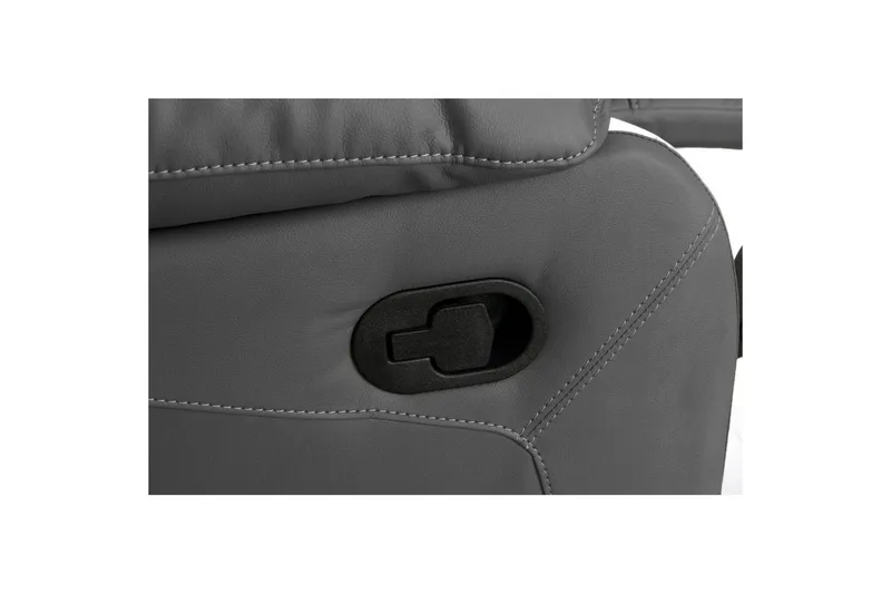 Recliner Lannilis Grå, PU/tre/metall, Manuell hvilestol - Grå, PU/tre/metall, Manuell hvilestol - Møbler - Stoler & lenestoler - Lenestoler - Recliner & kinostol