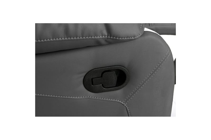 Recliner Lannilis Grå, PU/tre/metall, Manuell hvilestol - Grå, PU/tre/metall, Manuell hvilestol - Møbler - Stoler & lenestoler - Lenestoler - Recliner & kinostol