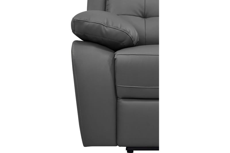 Recliner Lannilis Grå, PU/tre/metall, Elektrisk recliner - Grå, PU/tre/metall, Elektrisk recliner - Møbler - Stoler & lenestoler - Lenestoler - Recliner & kinostol