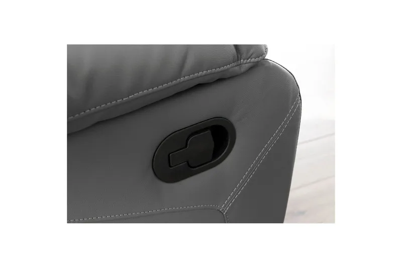 Recliner Lannilis Grå, PU/tre/metall, Manuell hvilestol - Grå, PU/tre/metall, Manuell hvilestol - Møbler - Stoler & lenestoler - Lenestoler - Recliner & kinostol