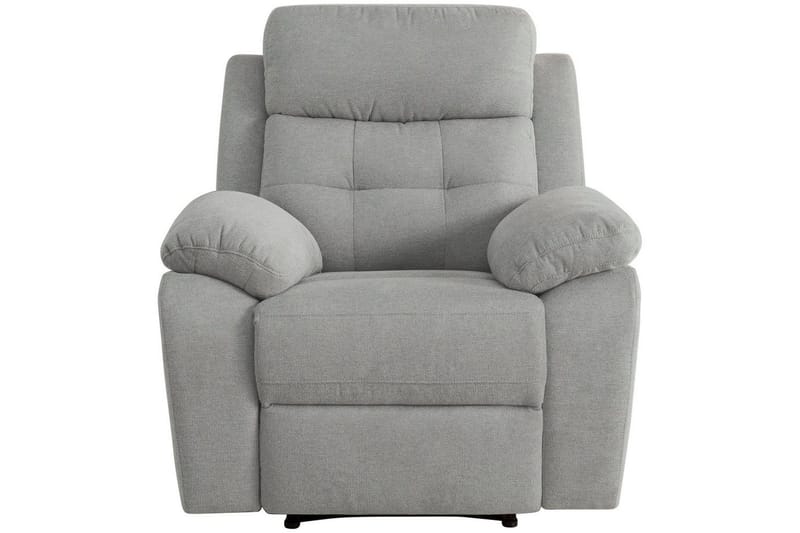 Recliner Lannilis Lys grå, Stoff/tre/metall, Elektrisk recliner - Lys grå, Stoff/tre/metall, Elektrisk recliner - Møbler - Stoler & lenestoler - Lenestoler - Recliner & kinostol