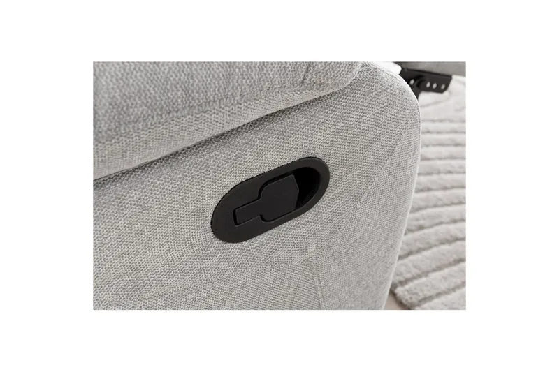 Recliner Lannilis Lys grå, Stoff/tre/metall, Manuell hvilestol - Lys grå, Stoff/tre/metall, Manuell hvilestol - Møbler - Stoler & lenestoler - Lenestoler - Recliner & kinostol