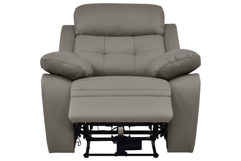 Recliner Lannilis Lys grå, PU/tre/metall, Manuell hvilestol - Lys grå, PU/tre/metall, Manuell hvilestol - Møbler - Stoler & lenestoler - Lenestoler - Recliner & kinostol