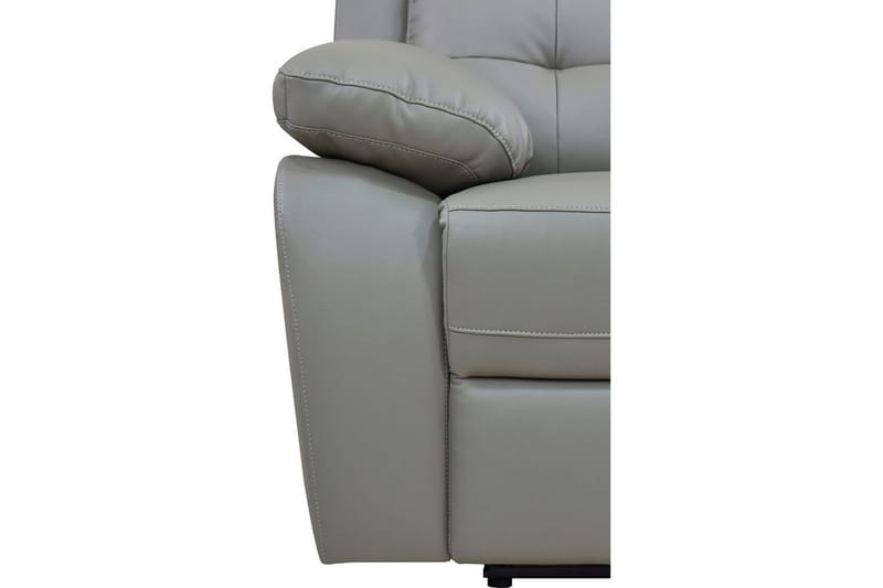 Recliner Lannilis Lys grå, PU/tre/metall, Elektrisk recliner - Lys grå, PU/tre/metall, Elektrisk recliner - Møbler - Stoler & lenestoler - Lenestoler - Recliner & kinostol