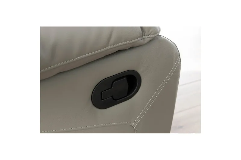 Recliner Lannilis Lys grå, PU/tre/metall, Manuell hvilestol - Lys grå, PU/tre/metall, Manuell hvilestol - Møbler - Stoler & lenestoler - Lenestoler - Recliner & kinostol