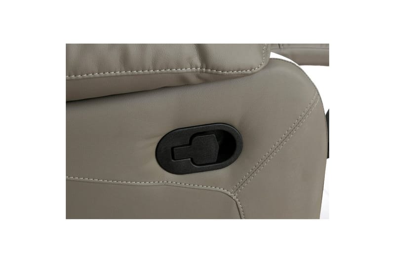 Recliner Lannilis Lys grå, PU/tre/metall, Manuell hvilestol - Lys grå, PU/tre/metall, Manuell hvilestol - Møbler - Stoler & lenestoler - Lenestoler - Recliner & kinostol