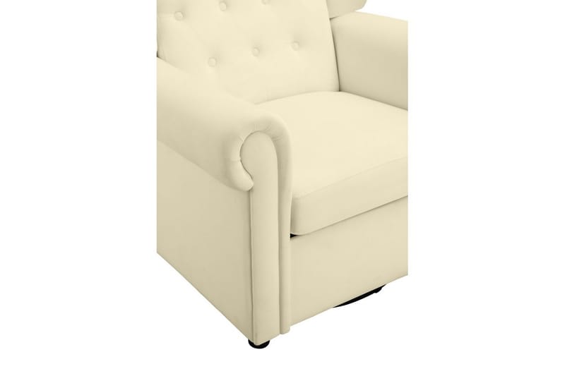 Recliner Lillyse Kremhvit - Kremhvit - Møbler - Stoler & lenestoler - Lenestoler - Liggestol