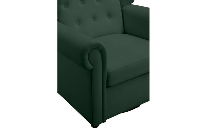 Recliner Lillyse Mørk grønn - Mørk grønn - Møbler - Stoler & lenestoler - Lenestoler - Ørelappstol