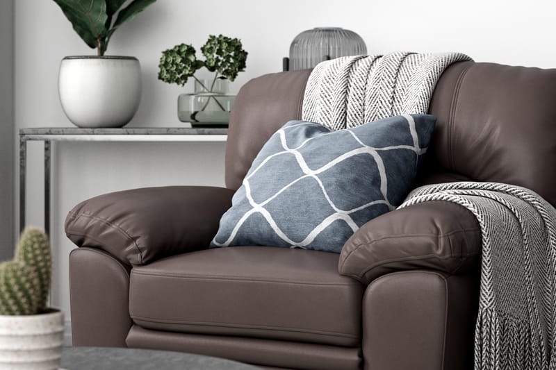 Lindby Lenestol - Brun - Recliner & kinostol - Lenestol skinn