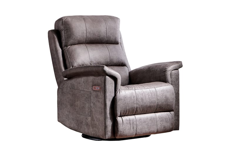 Mereenie Reclinerlenestol Elektrisk - Grå - Møbler - Stoler & lenestoler - Lenestoler - Recliner & kinostol