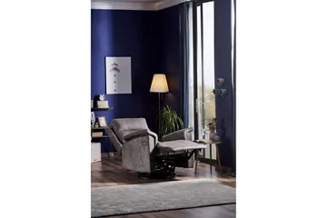 Mereenie Reclinerlenestol Elektrisk - Grå - Møbler - Stoler & lenestoler - Lenestoler - Recliner & kinostol