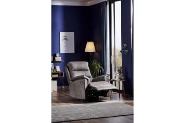 Mereenie Reclinerlenestol Elektrisk - Grå - Møbler - Stoler & lenestoler - Lenestoler - Recliner & kinostol