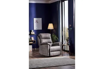 Mereenie Reclinerlenestol Elektrisk - Grå - M øbler - Stoler & lenestoler - Lenestoler - Recliner & kinostol