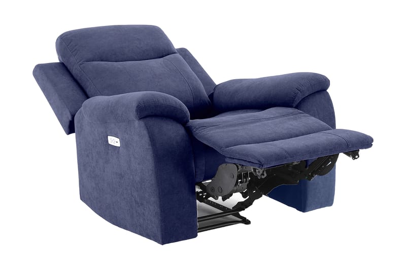 Milo Recliner Lenestol Blå - Møbler - Stoler & lenestoler - Lenestoler - Recliner & kinostol