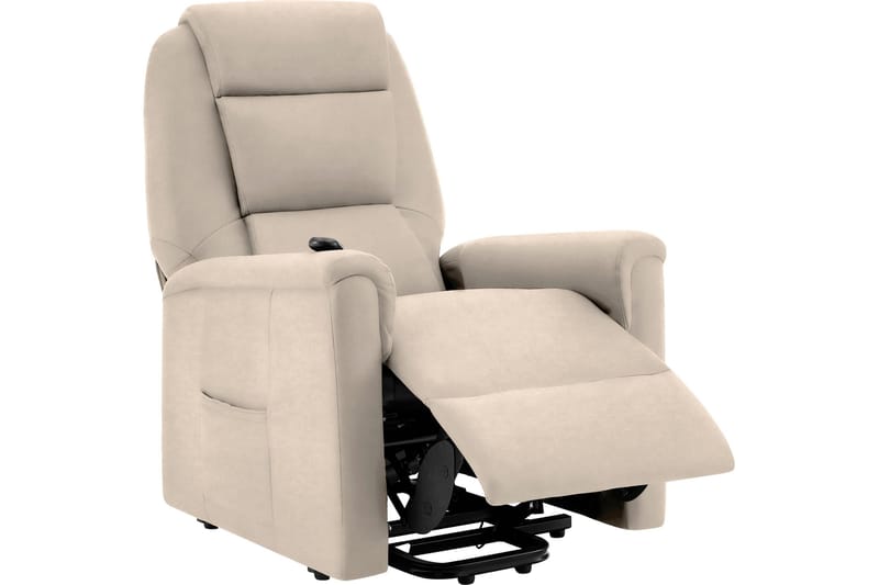 Ockero Reclinerlenestol - Stoff/Kremhvit - Møbler - Stoler & lenestoler - Lenestoler - Recliner & kinostol