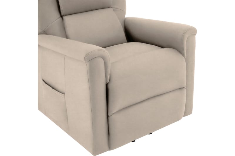 Ockero Reclinerlenestol - Stoff/Kremhvit - Møbler - Stoler & lenestoler - Lenestoler - Recliner & kinostol