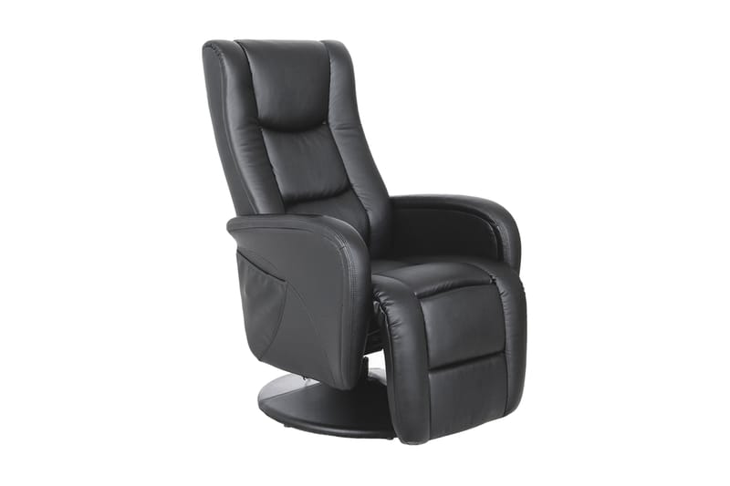 Pulsar Reclinerlenestol Kunstlær - Svart - Møbler - Stoler & lenestoler - Lenestoler - Recliner & kinostol