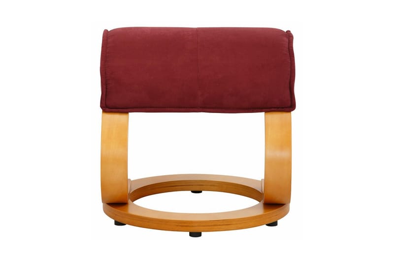 Reclinerstol Loft24 Pasha reclinerstol i mikrofiber Röd - Møbler - Stoler & lenestoler - Lenestoler - Recliner & kinostol