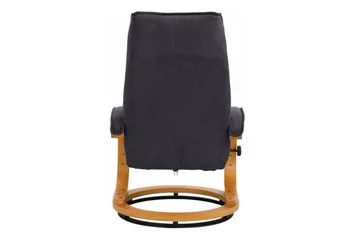 Reclinerstol Loft24 Pasha reclinerstol mikrofiber Grå - Møbler - Stoler & lenestoler - Lenestoler - Recliner & kinostol