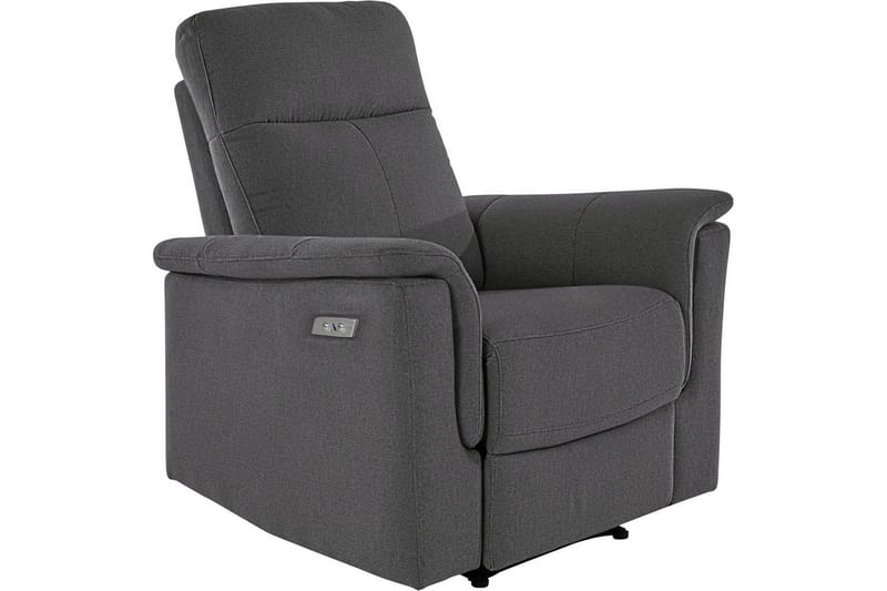 Recliner Southbrook Antrasitt, Stoff/tre/metall, Elektrisk recliner, Antrasitt, Stoff/tre/metall, Elektrisk recliner