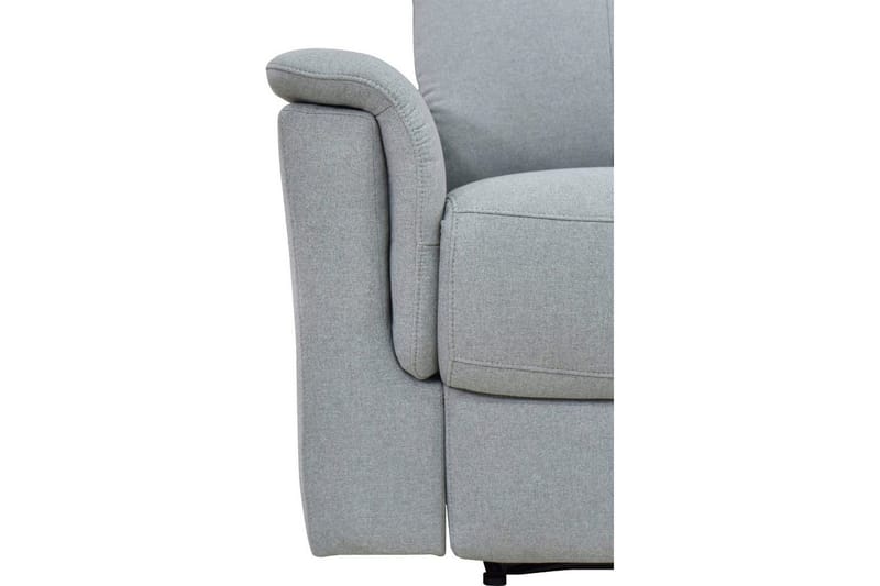 Recliner Southbrook Lys grå, Stoff/tre/metall, Elektrisk recliner - Lys grå, Stoff/tre/metall, Elektrisk recliner - Møbler - Stoler & lenestoler - Lenestoler - Recliner & kinostol