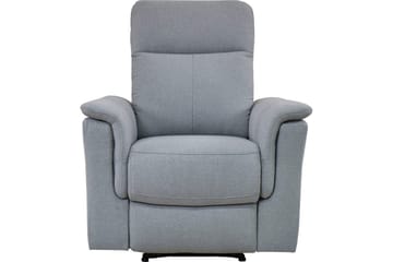Recliner Southbrook Lys grå, Stoff/tre/metall, Elektrisk recliner